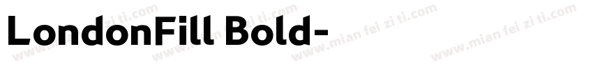 LondonFill Bold字体转换